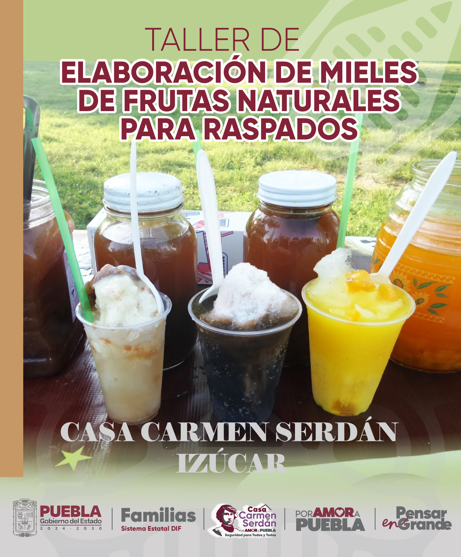 MIELES DE FRUTAS NATURALES PARA RASPADOS