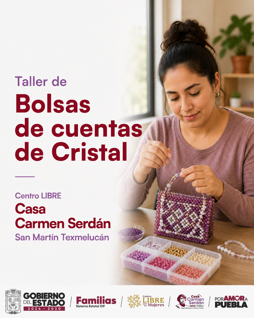 Bolsas Cuentas de Cristal